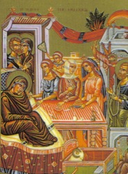 Icon of the Nativity of the Theotokos